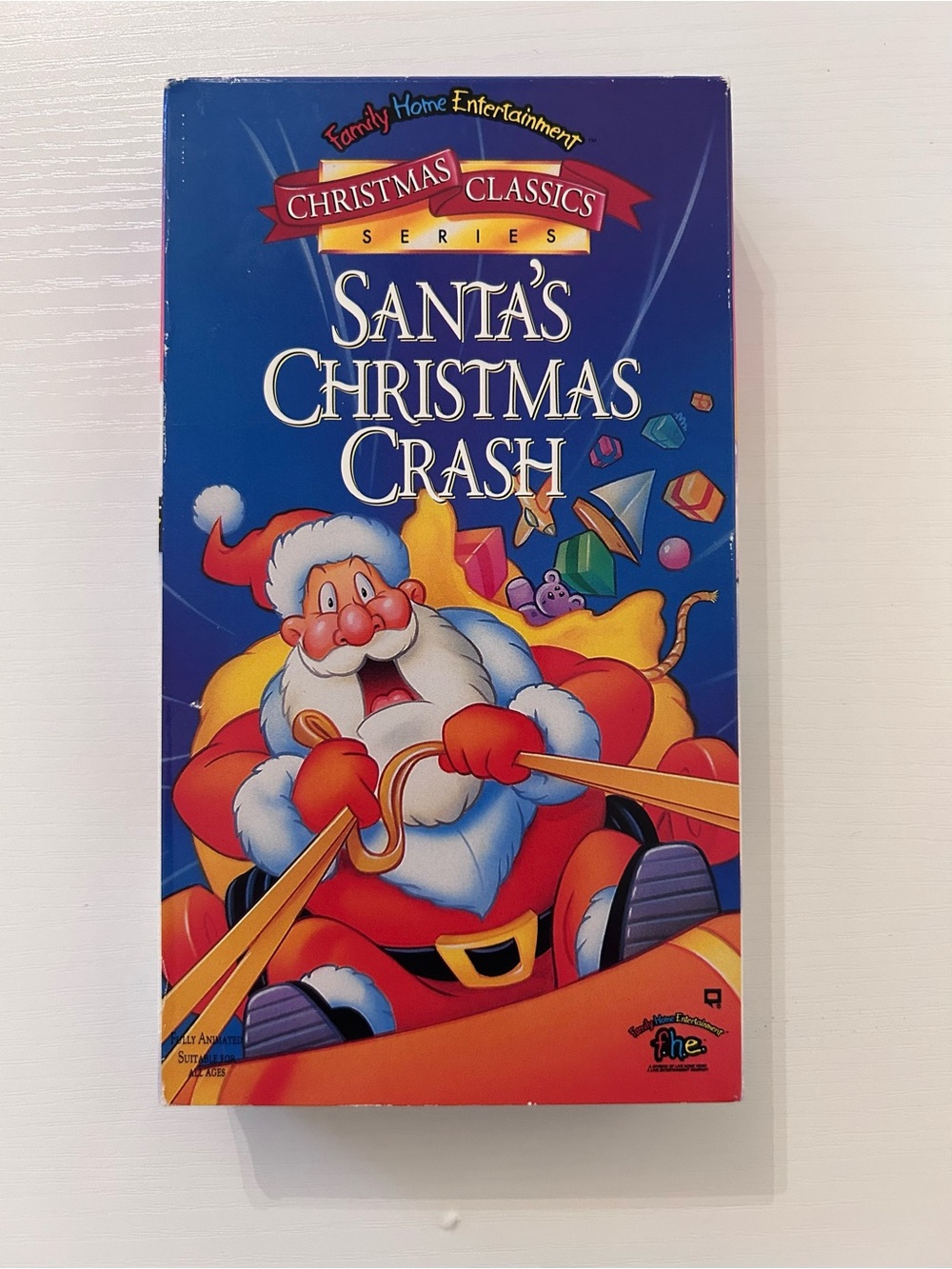 VINTAGE 1995 “Santa’s Christmas Crash” VHS Tape Movie